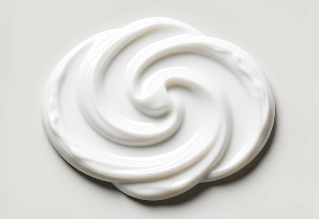 Rich anti-aging face cream texture